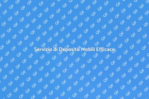 Deposito Mobili: Breve o Lungo Termine