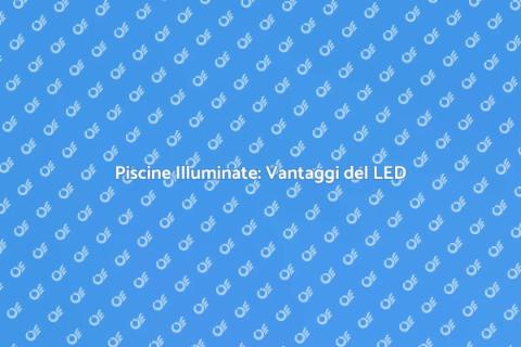 Illuminazione LED per Piscine Moderne