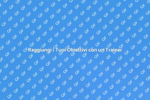 Personal Trainer per Coaching Motivazionale