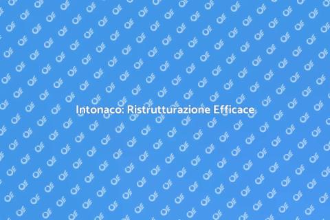 Applicazione Intonaco per Superfici