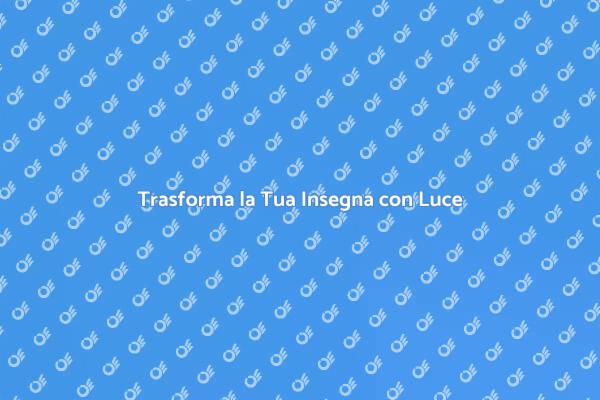 Cattura l'Attenzione con Luci per Insegne