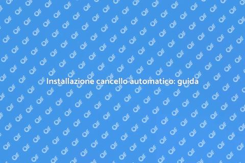 Cancello automatico: installazione facile