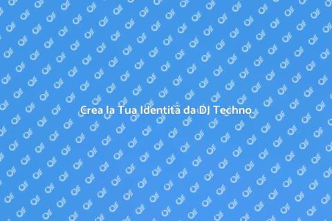 Branding Personale per DJ Techno