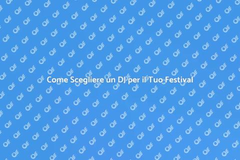 DJ per Festival di Street Food