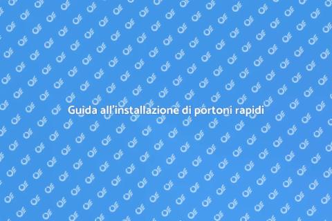 Installare un portone rapido