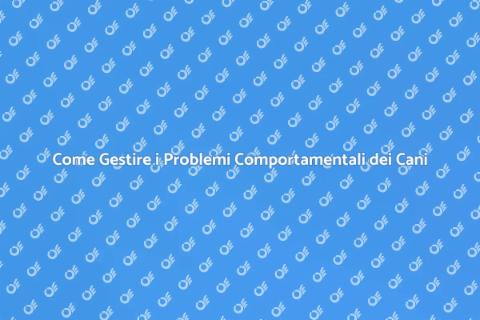 Addestramento Cani: Problemi Comportamentali
