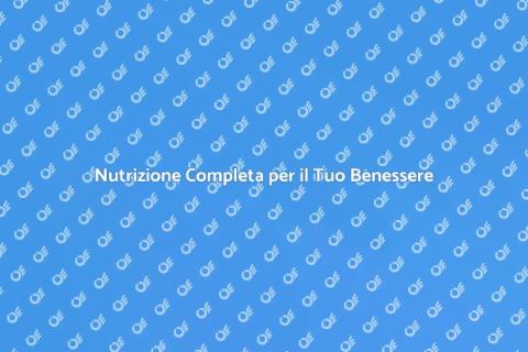 Piano Nutrizionale Completo per Benessere
