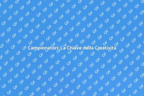Campionatori: Creatività Infinita