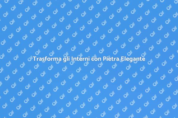 Pietra per Interni: Stile e Eleganza