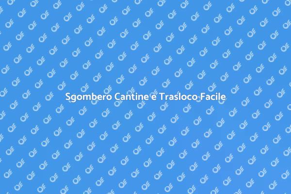 Sgombero e Trasloco con Ernesto.it