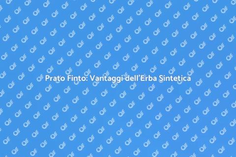 Erba Sintetica per Prato Finto