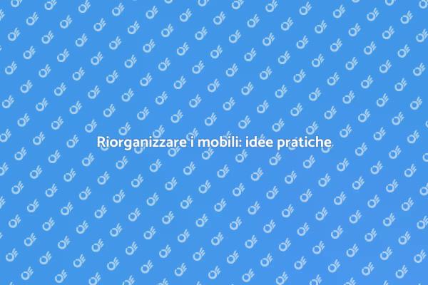 Trasforma il tuo spazio con i mobili