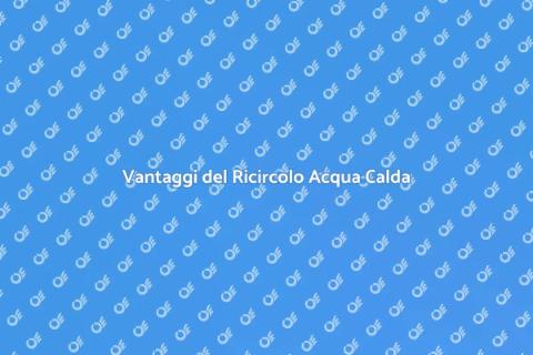 Ricircolo Acqua Calda: Comfort Domestico
