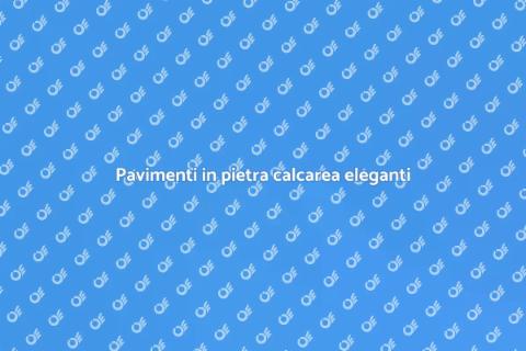 Eleganza dei pavimenti in pietra