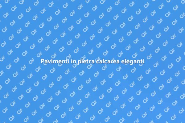 Rinnova con pavimenti in pietra calcarea