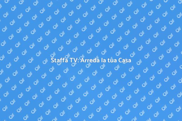 Installazione Staffa TV: Comfort e Stile