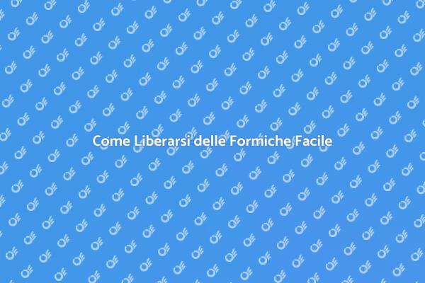 Liberati delle Formiche con Esperti