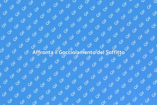 Come Risolvere il Problema dell'Acqua