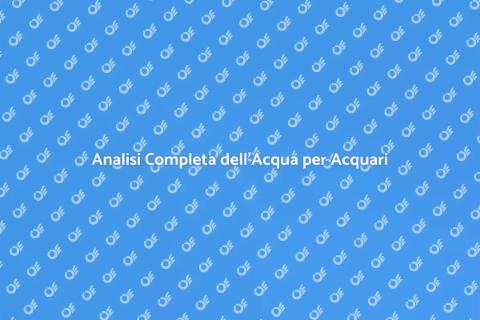 Kit di Analisi Acqua per Acquari