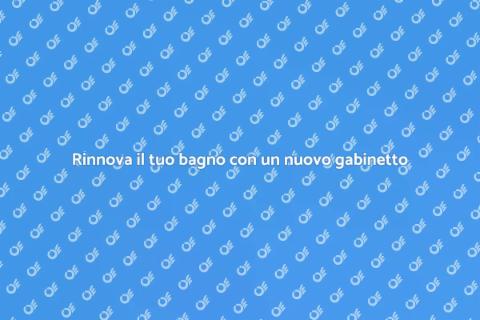 Sostituzione del vecchio gabinetto
