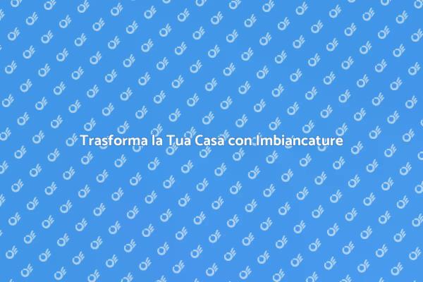 Rinnova Casa con Imbiancature d'Interni