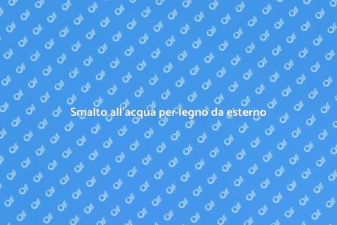 Verniciare legno da esterno con smalto