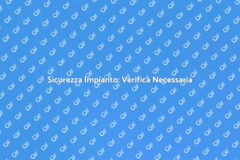 Verifica di Conformità Impianto