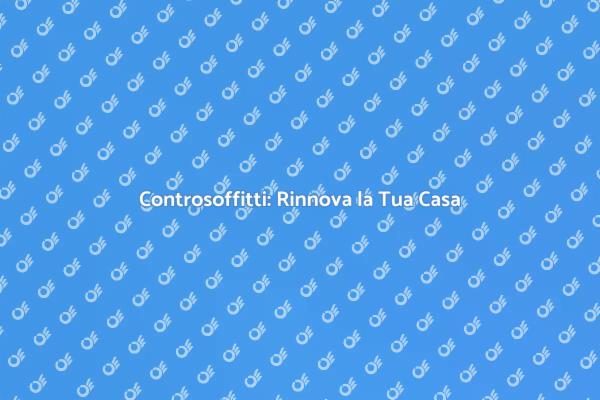 L'Arte di Rifinire i Controsoffitti