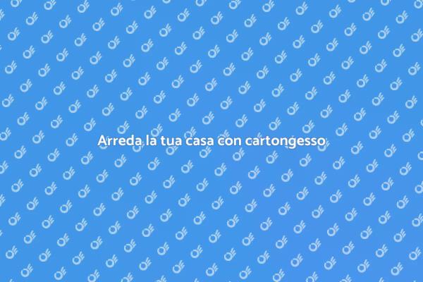 Mobile in cartongesso: soluzioni creative