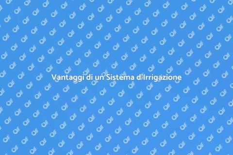 Sistema Irrigazione Moderno Efficiente