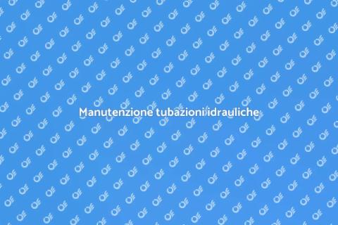 Ispezione tubazioni idrauliche