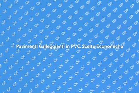 Pavimento Galleggiante in PVC Economico