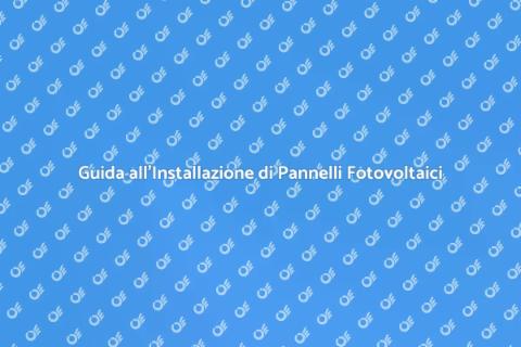 Sistema di Supporto Pannelli Fotovoltaici