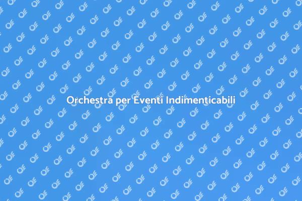 Musica dal Vivo per Eventi Speciali