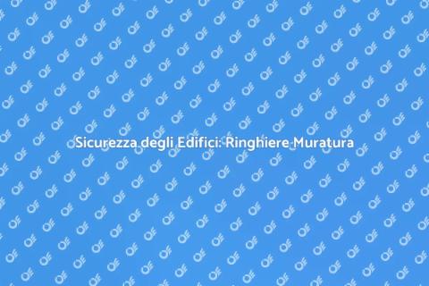 Ringhiere in Muratura per Sicurezza