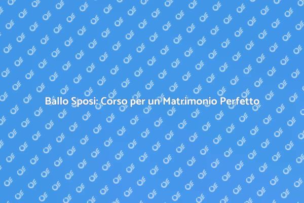 Corso di Ballo: Il Vostro Momento Magico