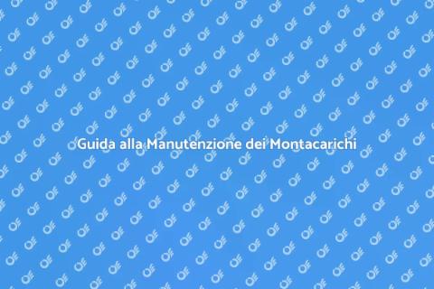 Manutenzione Montacarichi Edifici Pubblici