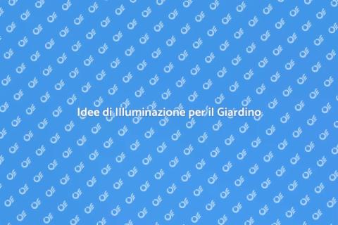 Illuminazione per il Giardino Completo