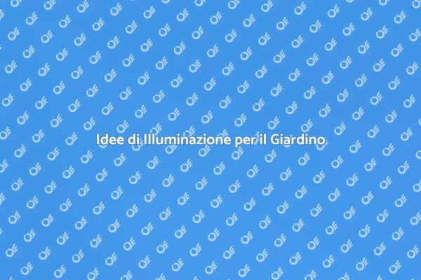 Illumina il Tuo Giardino con Stile