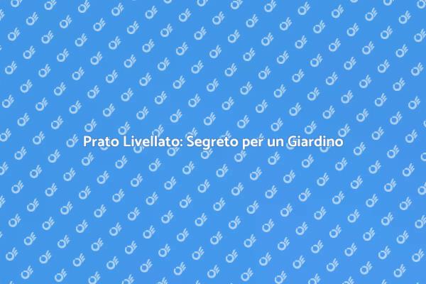 Come Livellare il Prato per Eccellenza