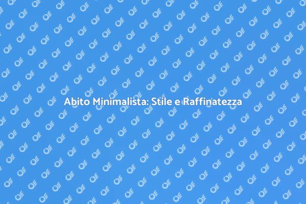 Sposa Minimalista: Eleganza e Stile