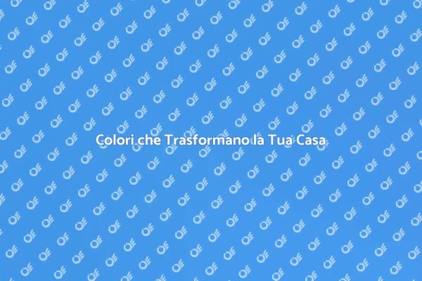 Colore: La Chiave per la Tua Casa