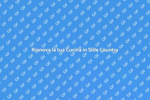 Cucina Rustica in Stile Country