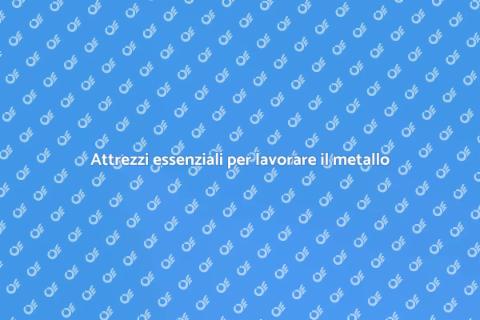 Set per la lavorazione del metallo