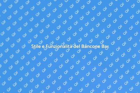 Bancone Bar con Ripiani in Acciaio