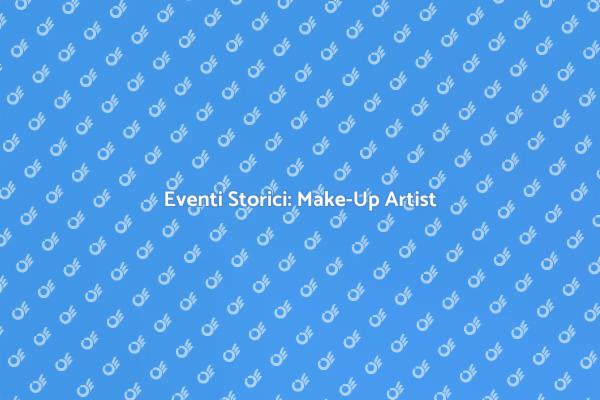 Make-Up Artist per Eventi Speciali