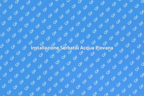 Idraulico per Installare Serbatoi Acqua