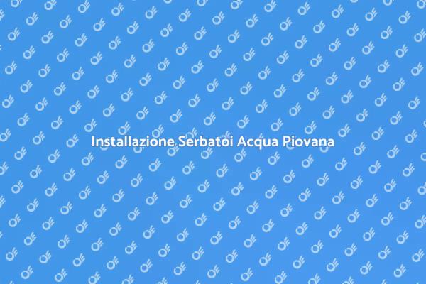 Vantaggi dell'Installazione di Serbatoi