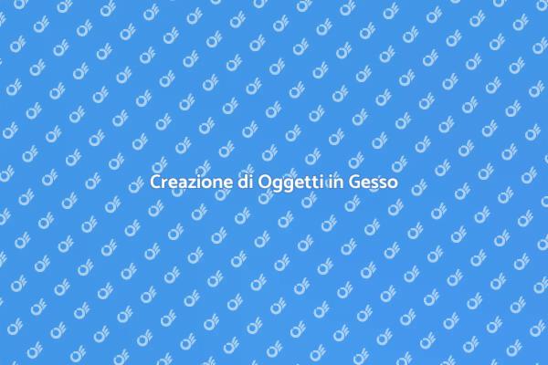 Corso di Creazione con il Gesso
