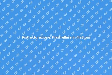 Piastrellare Parete in Mattoni